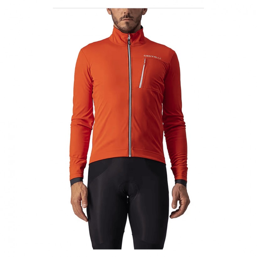 Castelli Go Jacket Fiery Red