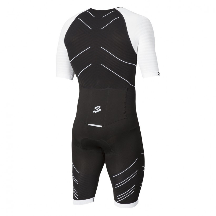 Spiuk Long Distance Short Sleeve Trisuit Black