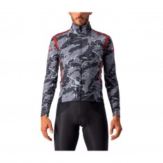 Castelli Perfetto Ros Jacke Blau Camouflage