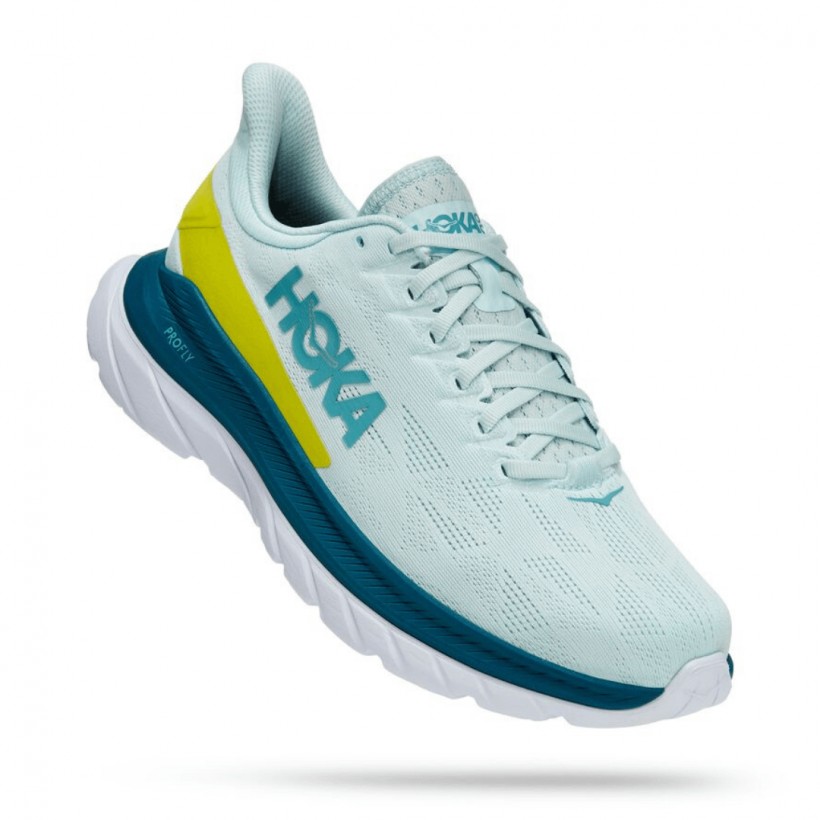 Hoka One One Mach 4 Shoes Light Blue