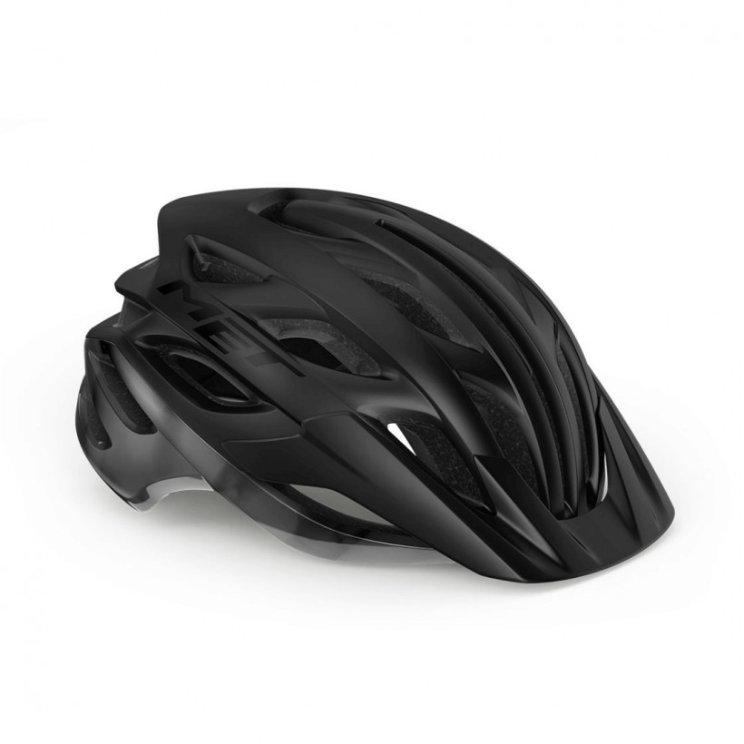 Casco MTB Met Veleno nero opaco lucido