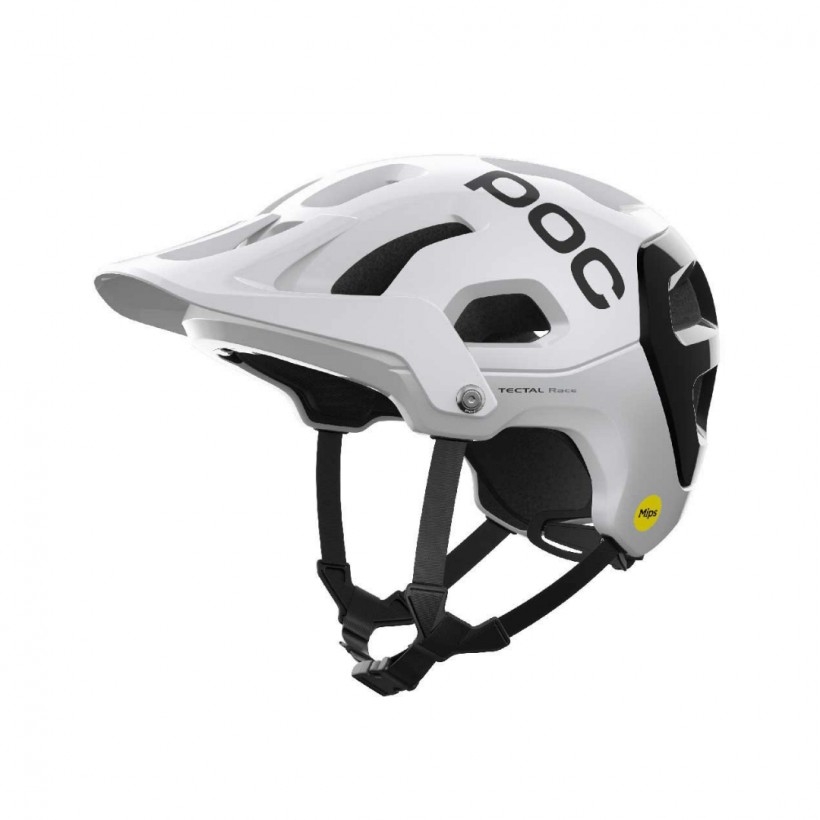 Capacete POC Tectal Race Mips Branco Preto