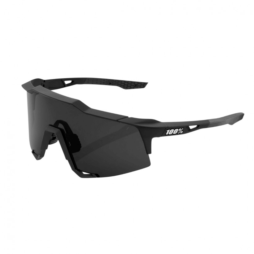 Óculos 100% Speedcraft Preto com lentes fumê