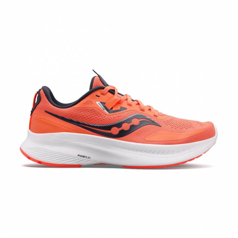 Saucony Guide 15 Orange Schwarz Damenschuhe SS22