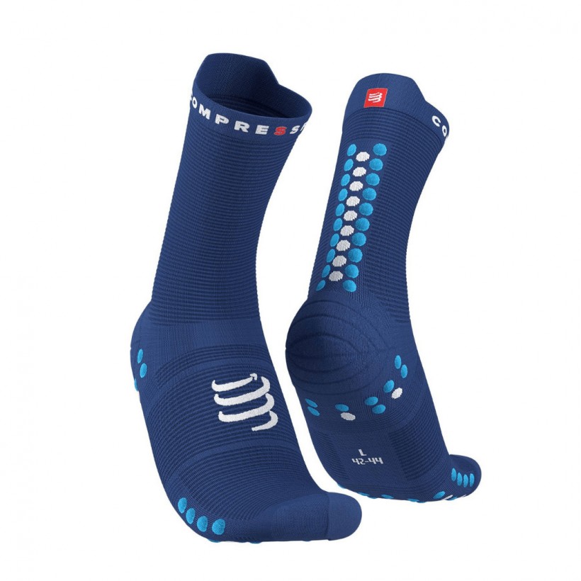 Calcetines Compressport Pro Racing v4.0 High Azul