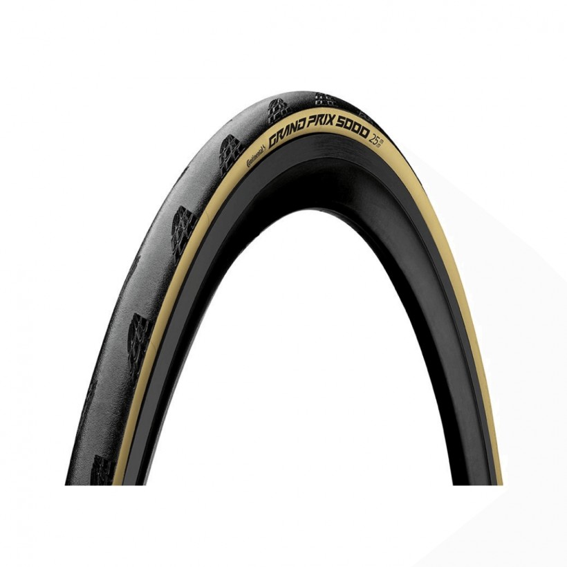 Continental Grand Prix 5000 700x25C Czarna Kremowa Opona