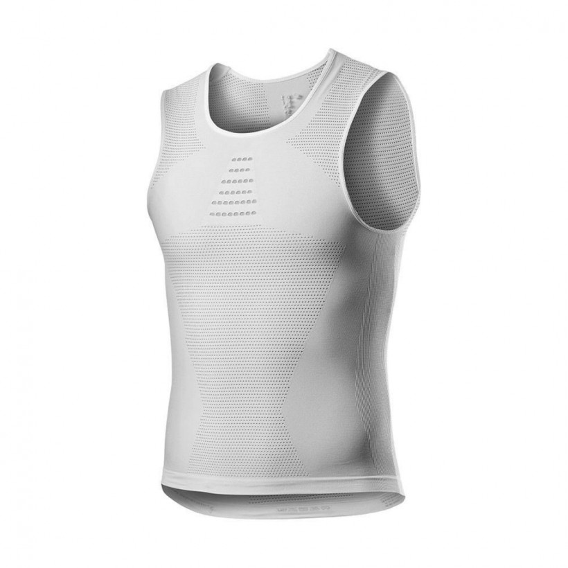 Camiseta interior Castelli Core Seamless sin mangas blanco