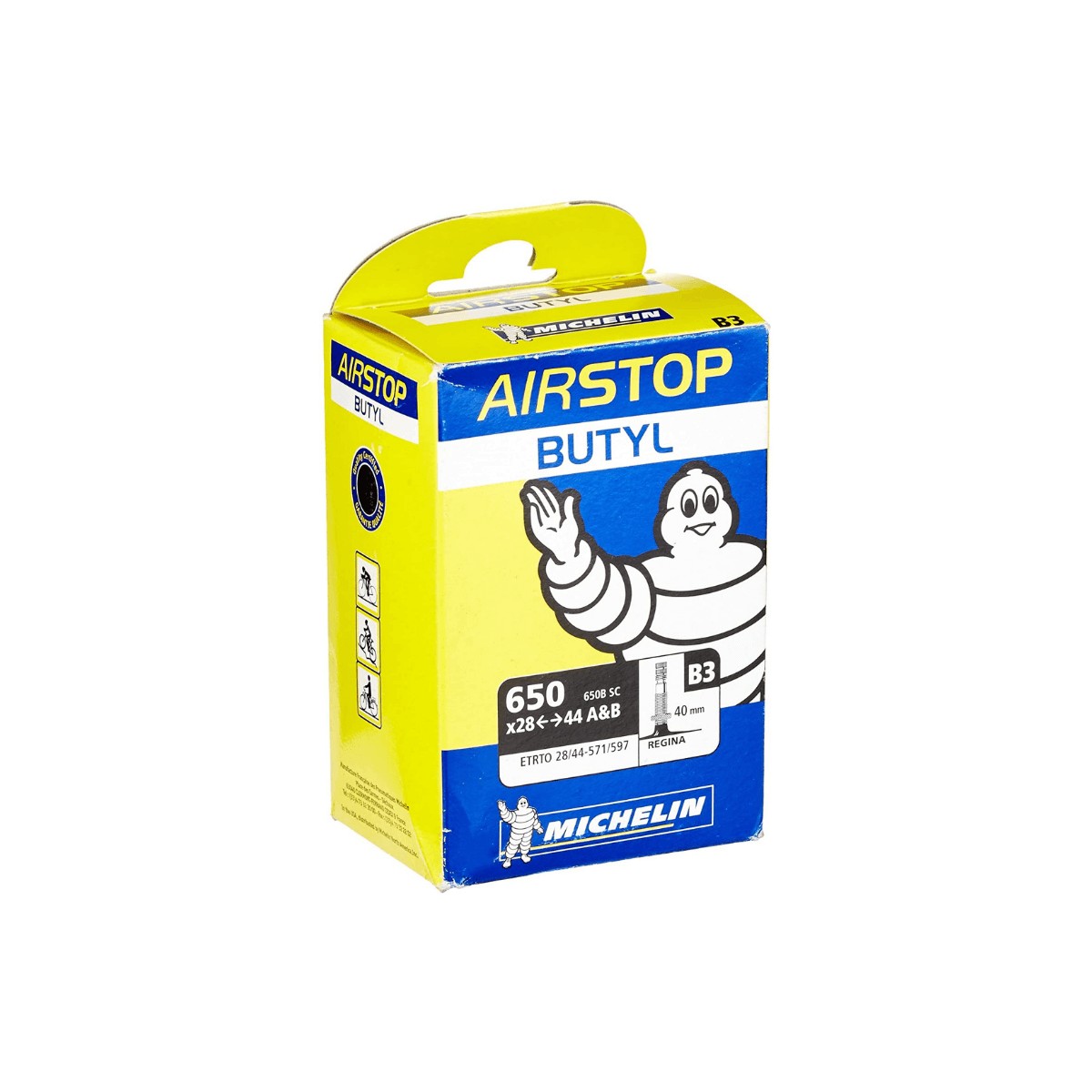 Michelin AirStop Butylschlauch 650 x 28 - 47 Presta