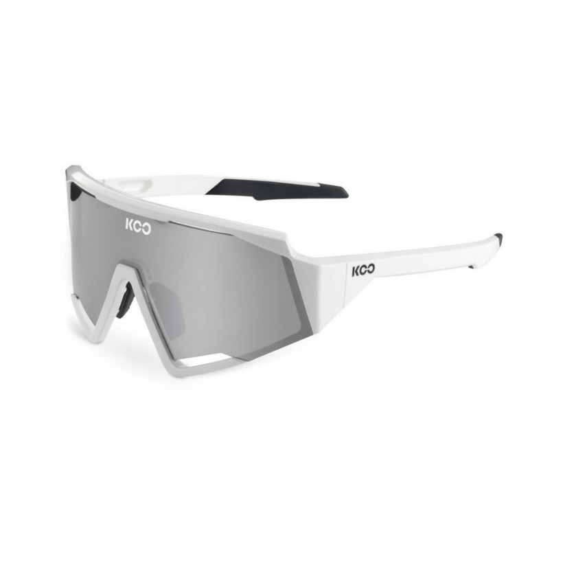 KOO Spectro Glasses White Silver Lens
