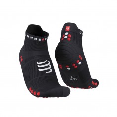 Chaussettes Compressport Pro Racing V4.0 Low Noir Rouge