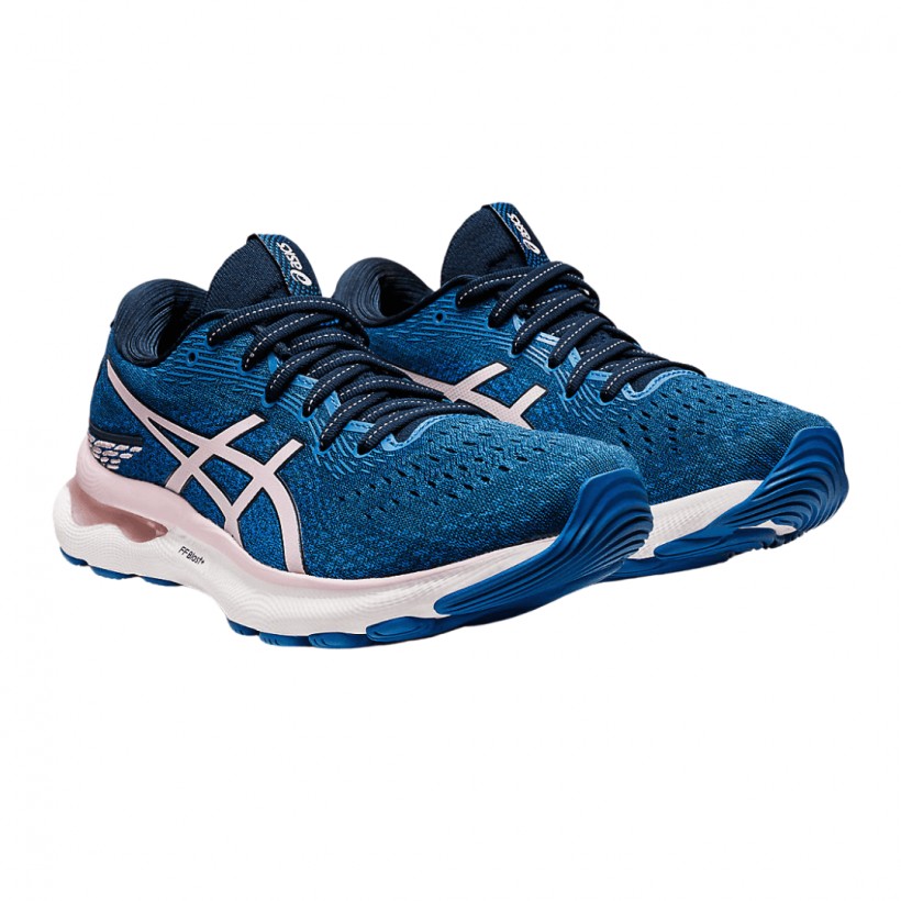 Asics blau outlet pink