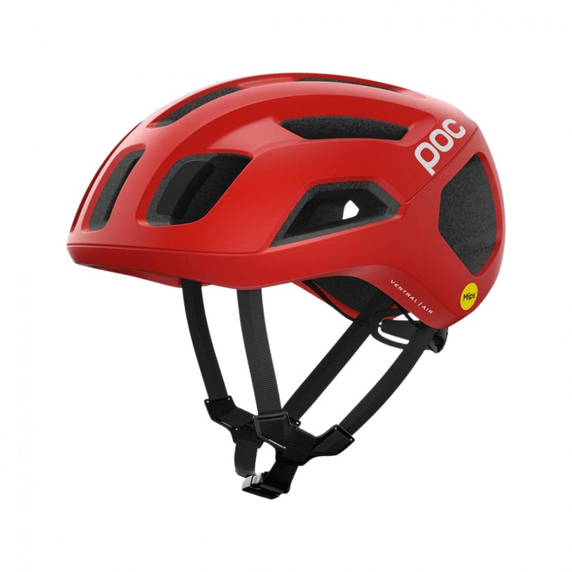 Casco POC Ventral Air Mips Rojo Mate Negro