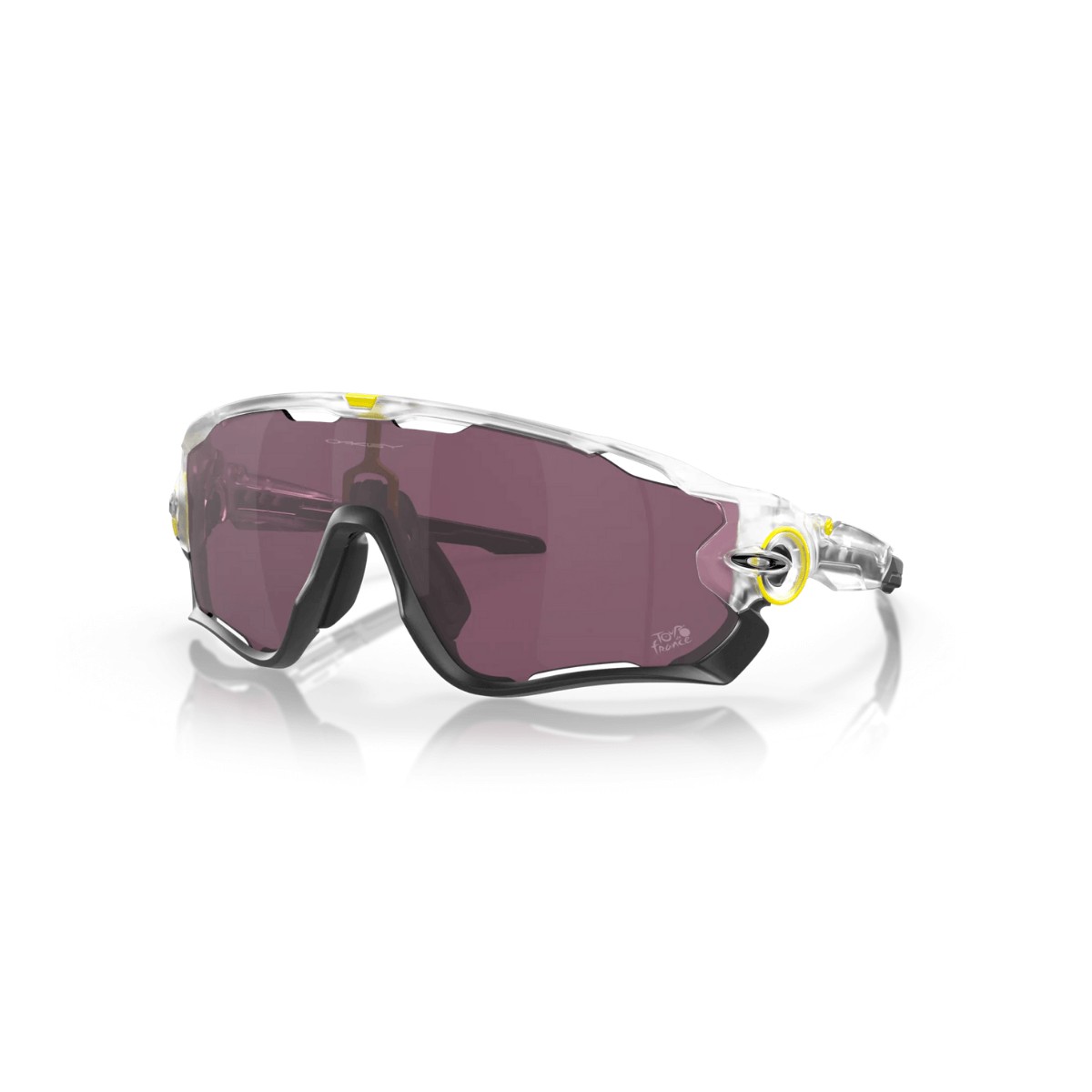 Oakley Jawbreaker Tour de France Collection Brille Transparent Linsen Prizm Road Black