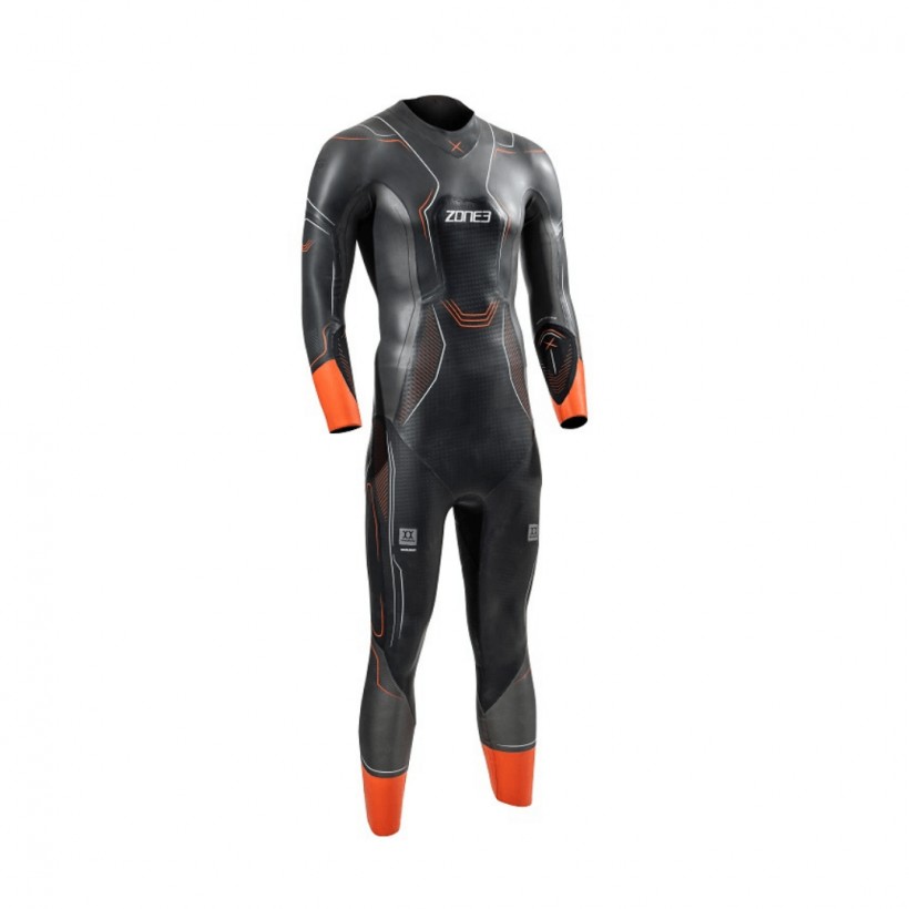 Zone3 Vanquish-X Wetsuit Black Orange