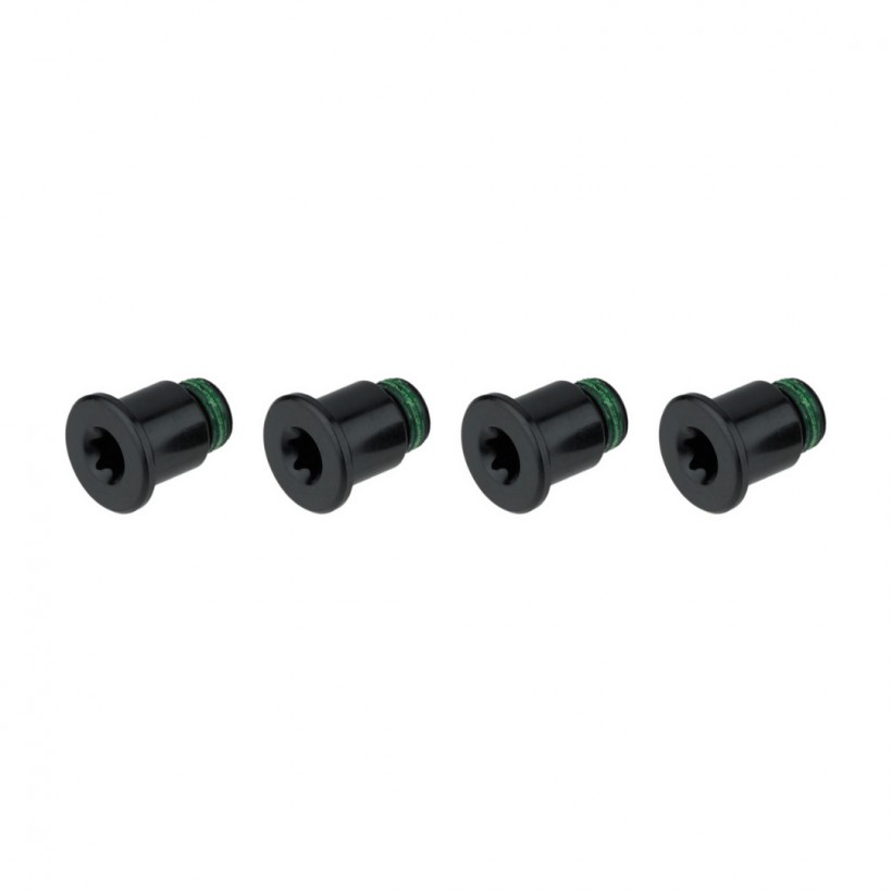 Kit de parafusos de coroa Sram Force 2X 107 BCD preto