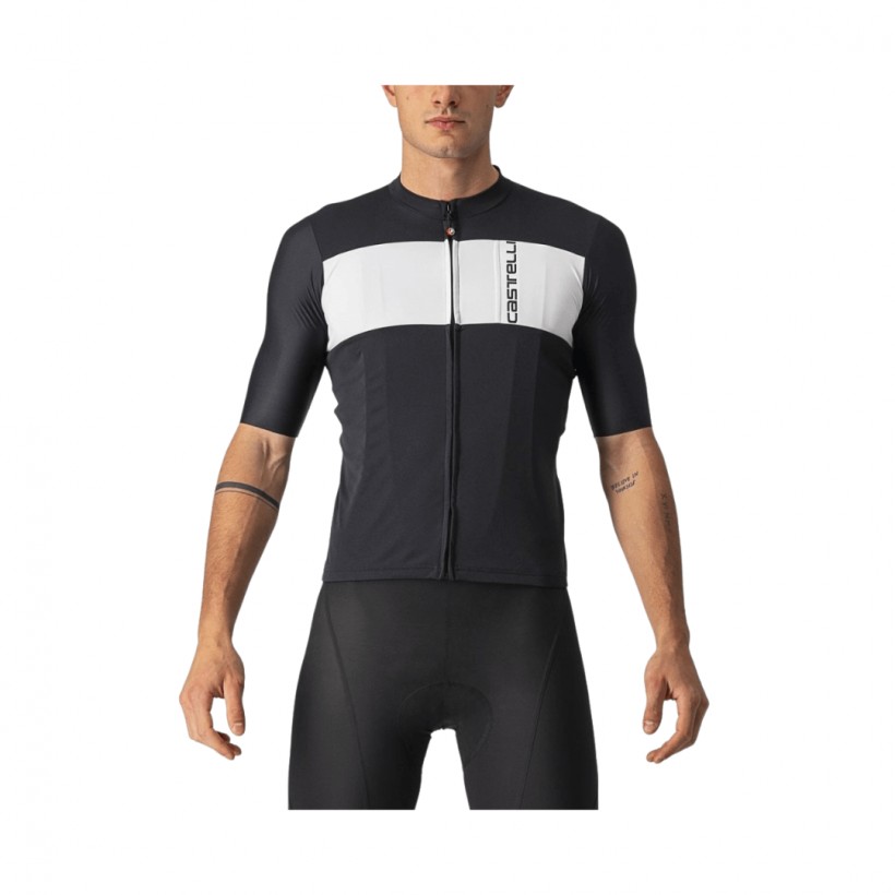 Jersey Castelli Prologo 7 Preto Branco