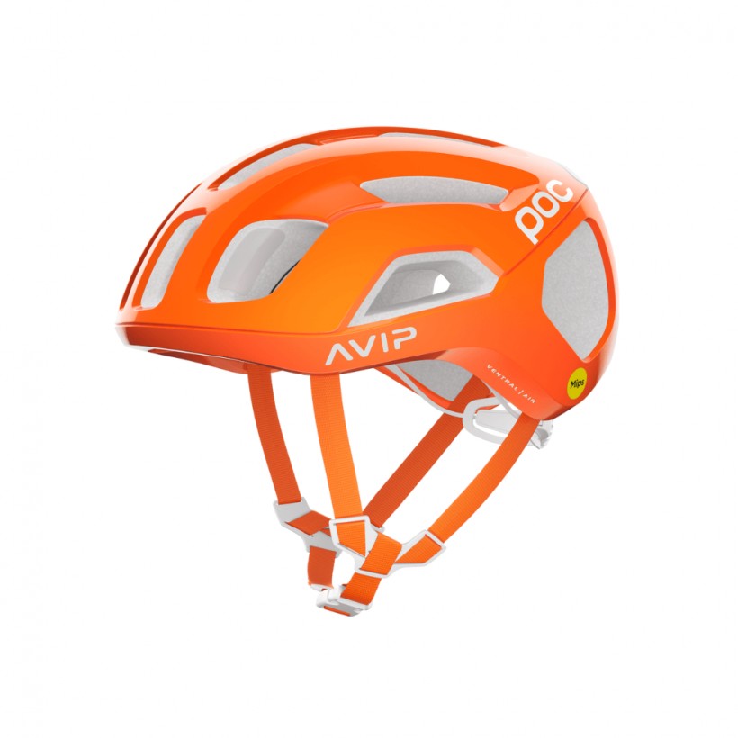 POC Ventral Air Mips Capacete de ar Orange White