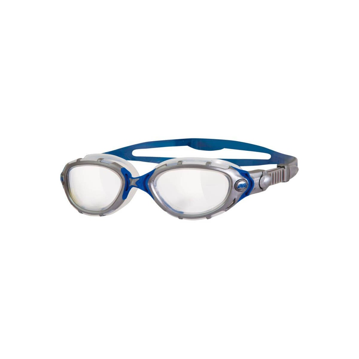 Predator Flex Zoggs Schwimmbrille in Grau und Blau