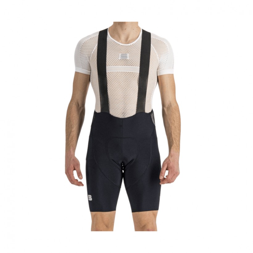 Sportful klassische schwarze Trägerhose