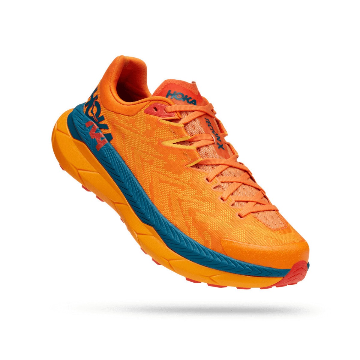 Zapatillas de trail running Hoka Tecton X azul para mujer