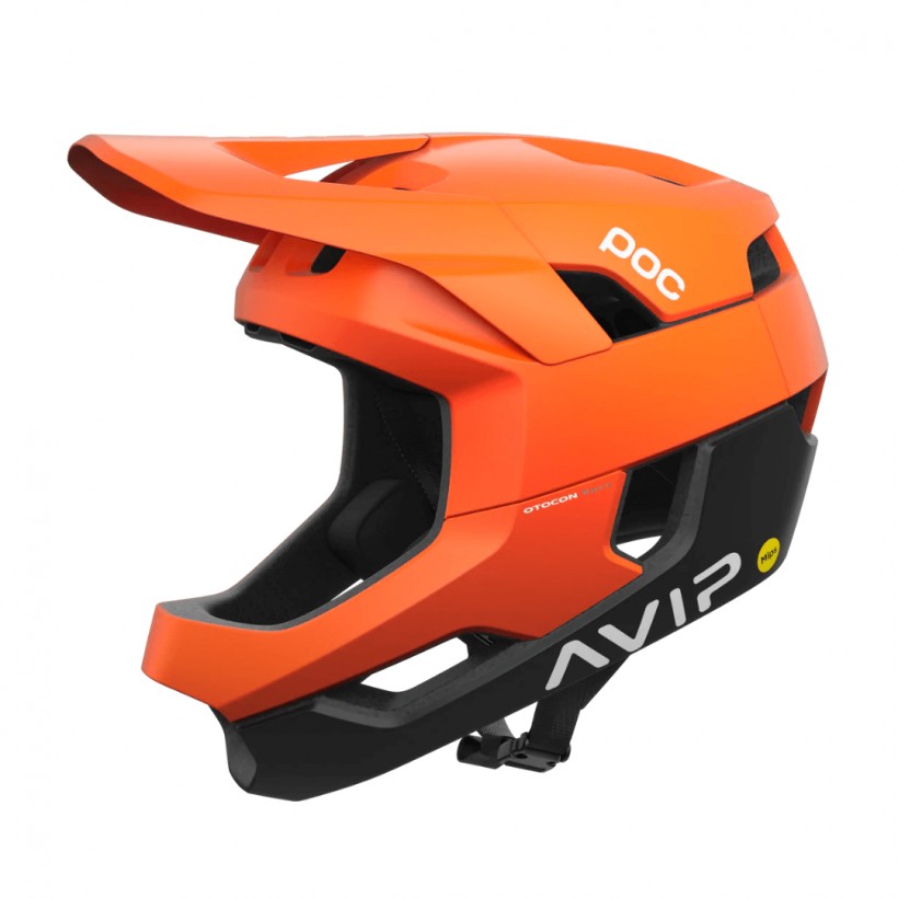 Capacete POC Otocon Race MIPS Laranja Preto