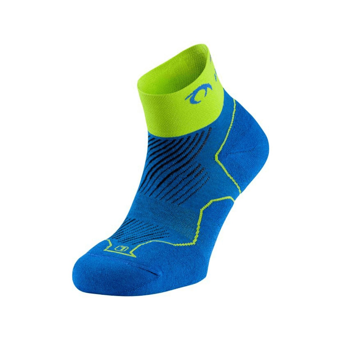 Running Socke günstig Kaufen-Lurbel Distance Socken Blau Grün, Größe S. Lurbel Distance Socken Blau Grün, Größe S <![CDATA[Eigenschaften Running Lurbel Distanzsocken Die Lurbel Distance sind technische Socken aus 50 % Regenactiv, 25 % Cool-Tech, 17 % Pol