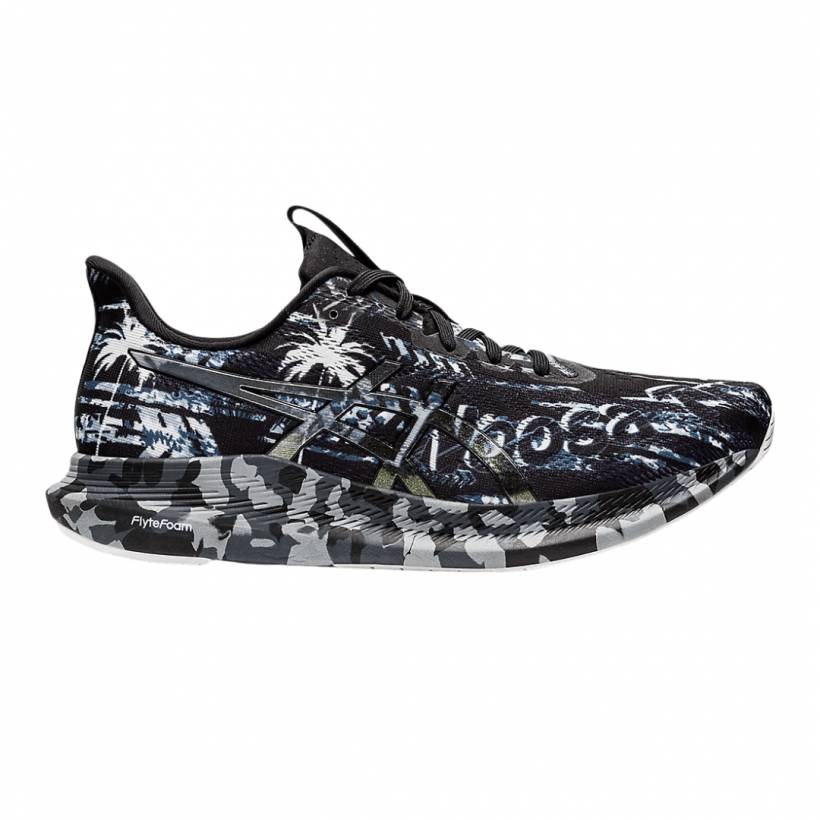 Tênis de corrida Asics Noosa Tri 14 preto cinza SS22