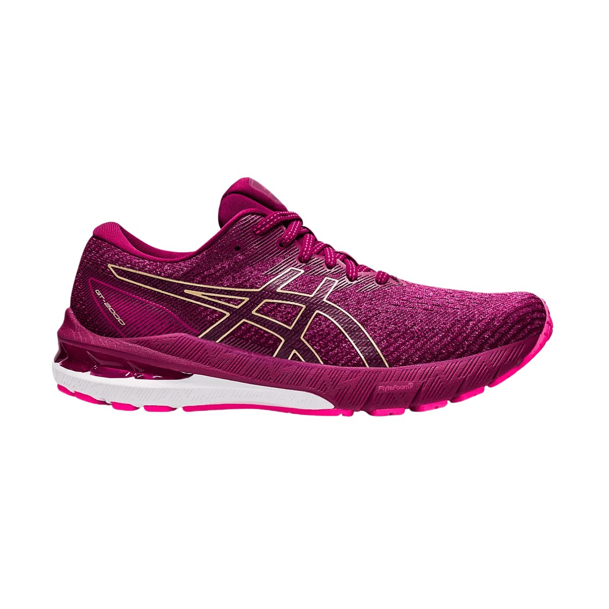 Asics GT 2000 10 Rose Or Femme SS22 Chaussures de course