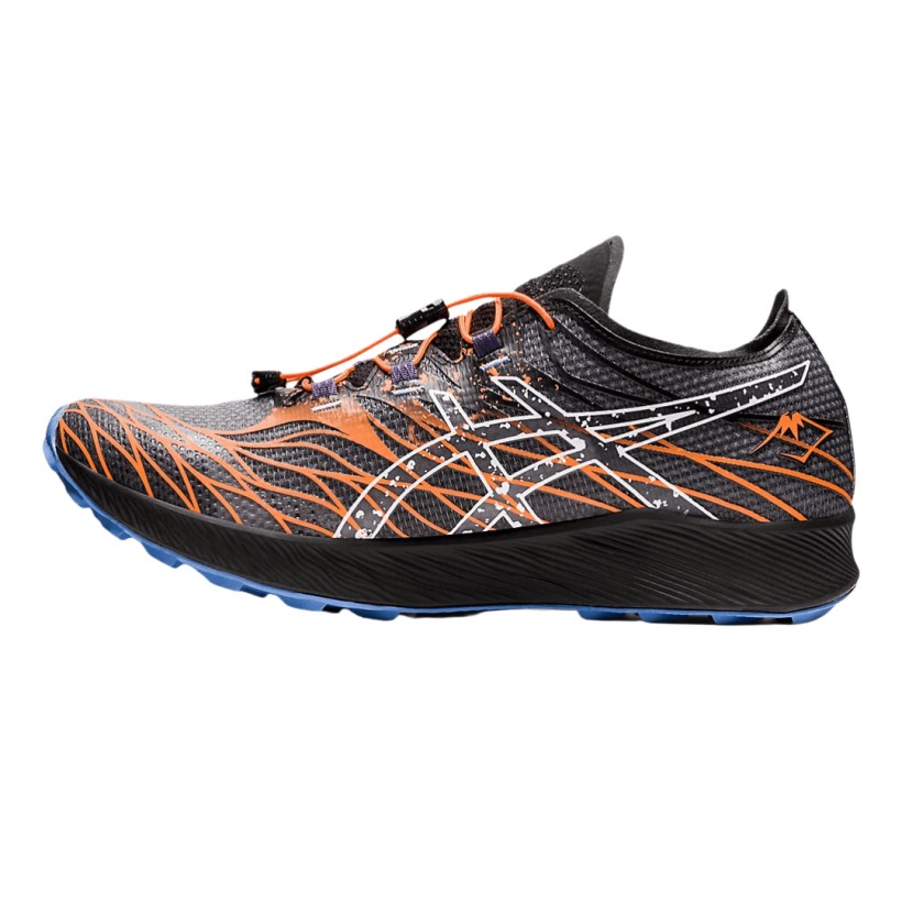 Buy Asics Fujispeed Black Orange Shoes