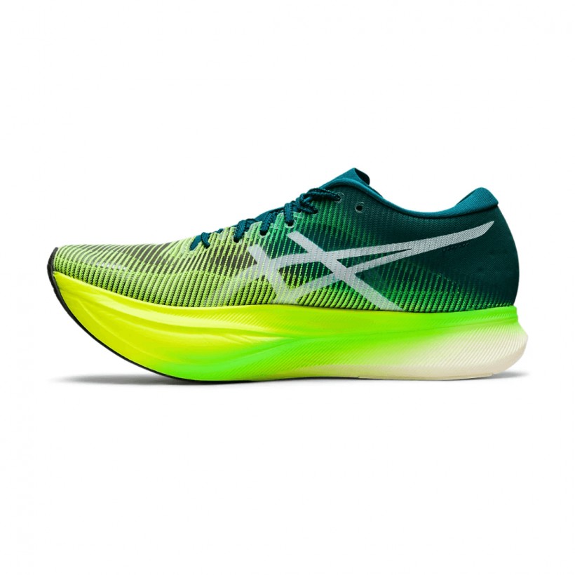 Asics Metaspeed Sky+ Green Yellow Fluor AW22 Shoes