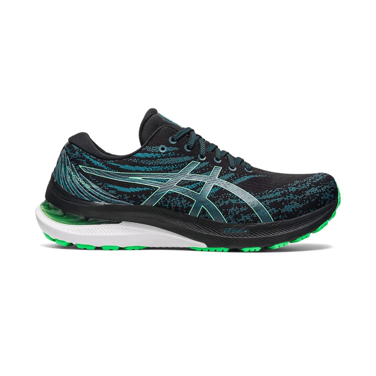 Campo Jabeth Wilson ir a buscar Asics Gel Kayano 29 Running Shoes Black Green | The best price