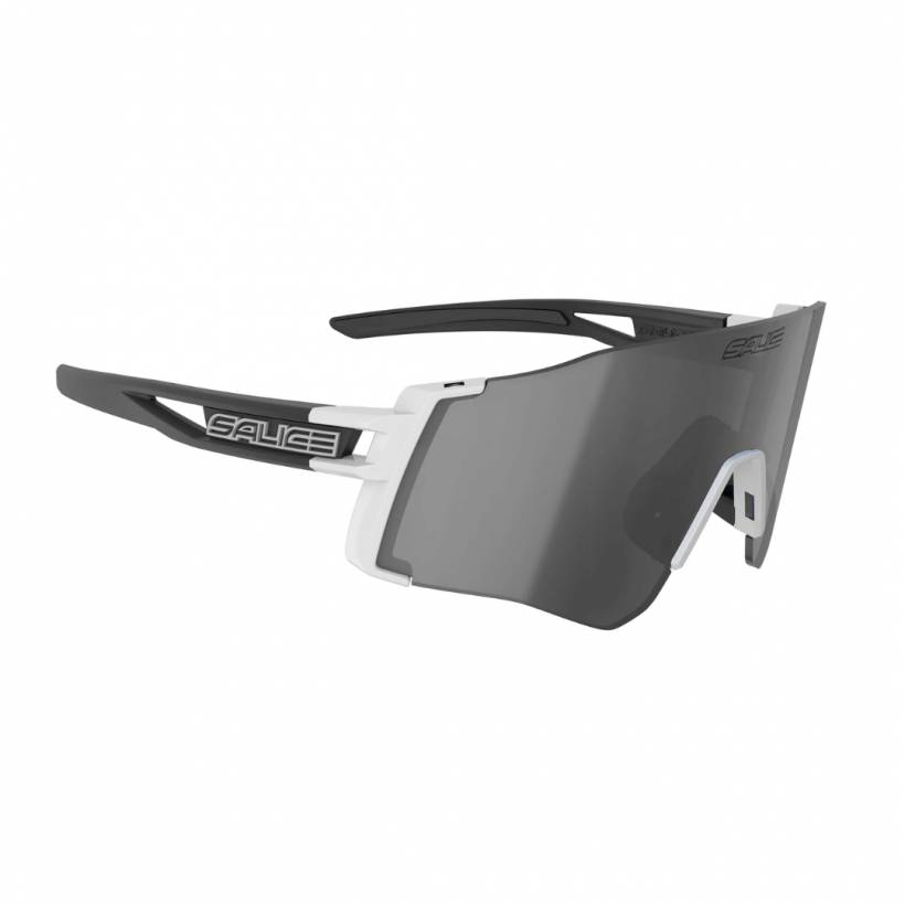 Salice 026 Okulary białe z czarnymi soczewkami RW