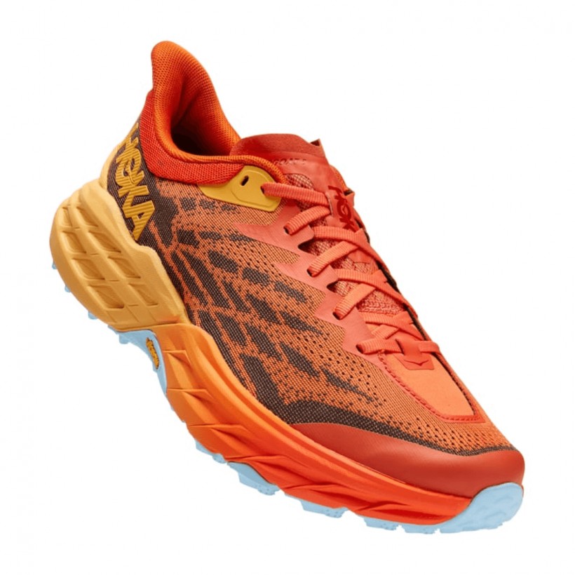 Hoka One One Speedgoat 5 Shoes Orange Yellow AW22