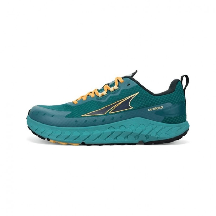 Altra Outroad Shoes Green Orange