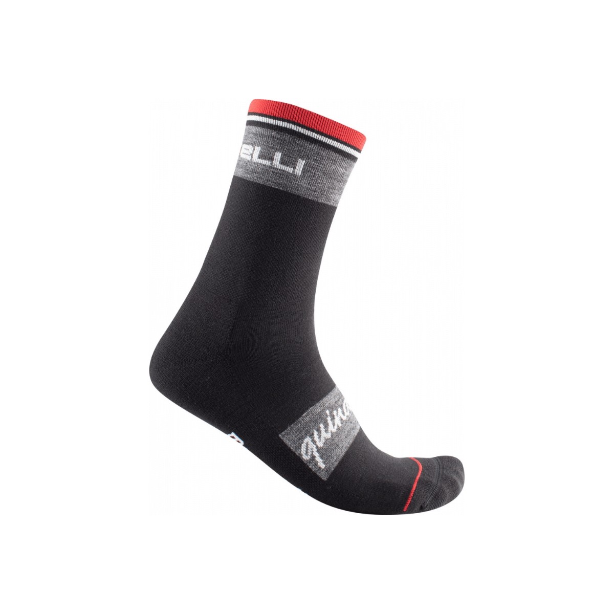 Quindici Soft Merino Schwarz Socken, Größe 2XL