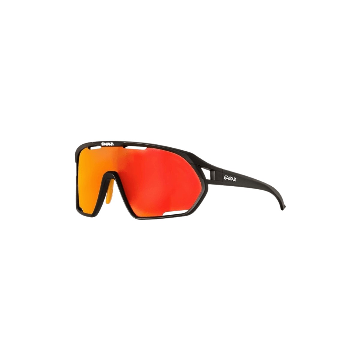 Eassun Paradiso Mattschwarze rote Brille