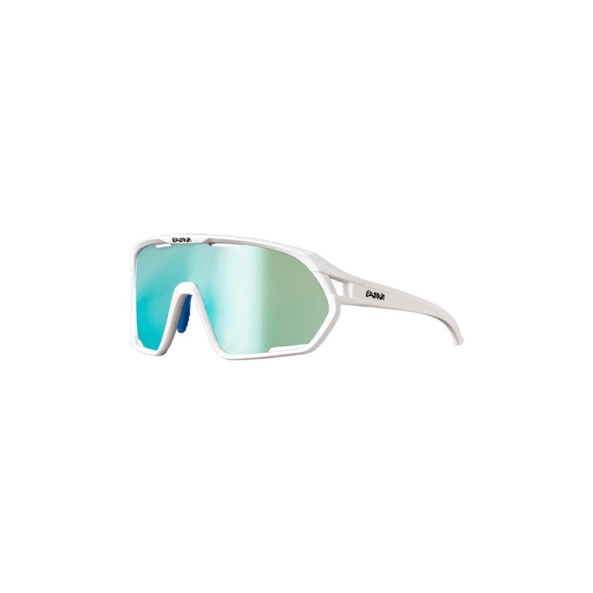 Photos - Sunglasses Eassun Paradiso Matte White Blue  94003