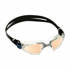 Lunettes de natation Aqua Sphere Kayenne Pro.A blanc noir  avec des lentilles réfléchissantes