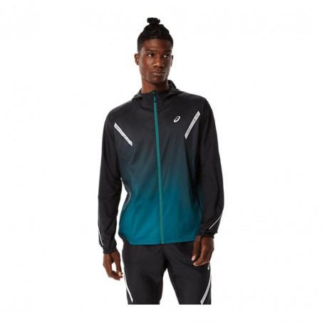 Buy Asics Lite Show Jacket Black Blue At the Best Price