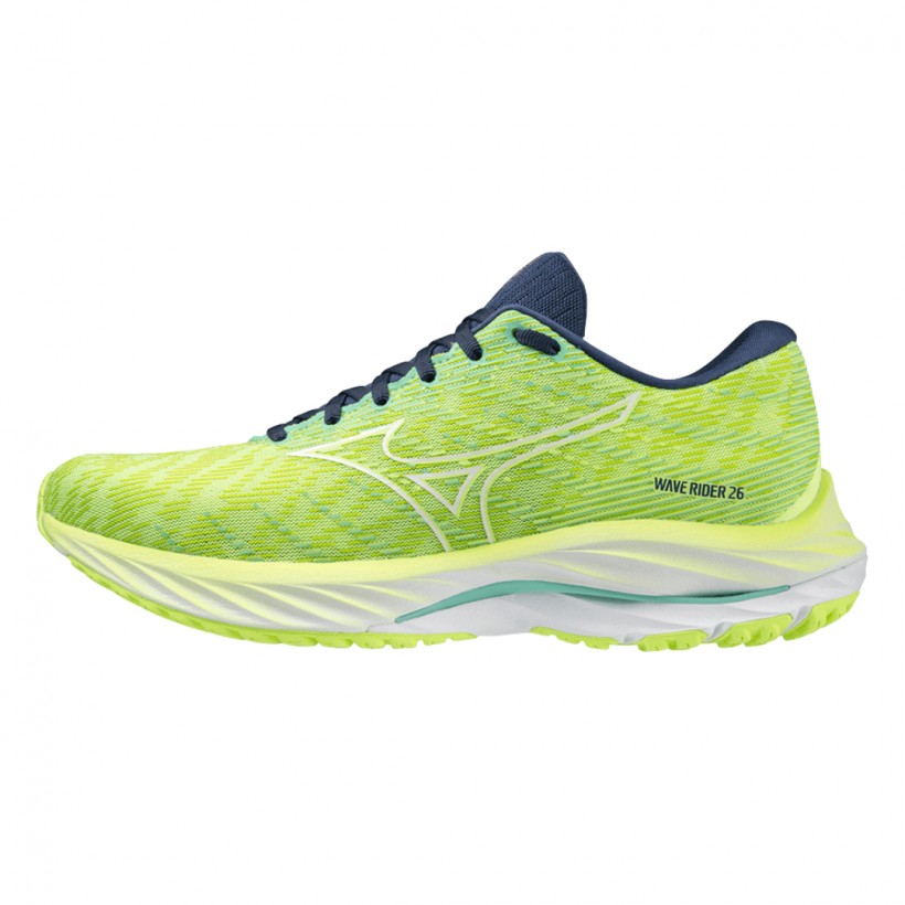 Acquista Scarpe Donna Mizuno Wave Rider 26 Verde AW22 Al Miglior Prezzo