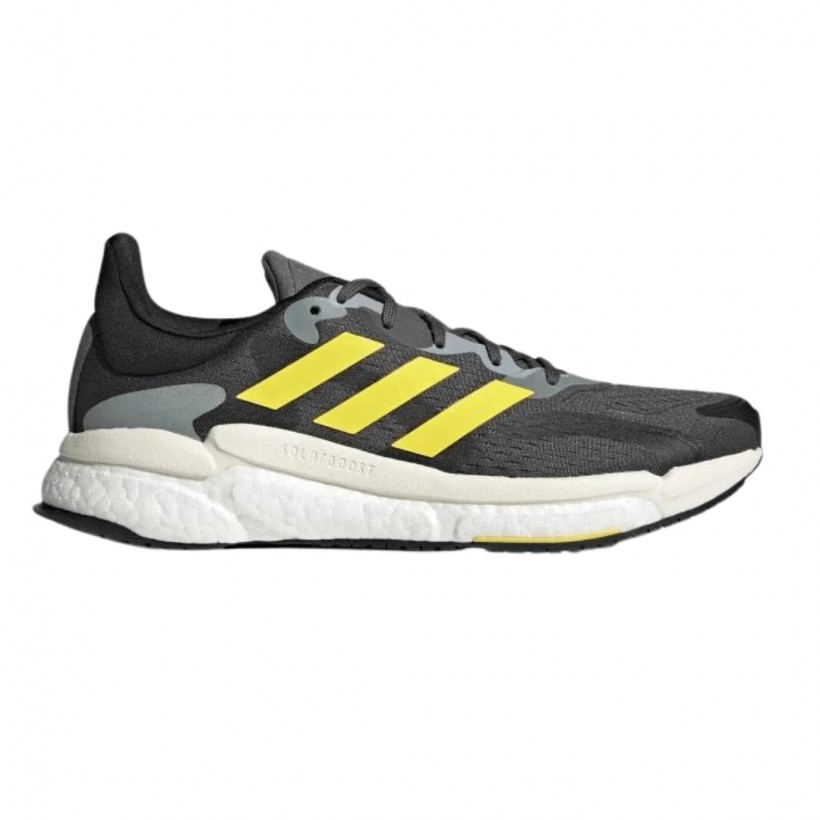 aquí Oblongo zona Buy Adidas Solar Boost 4 Black Yellow Shoes At The Best Price