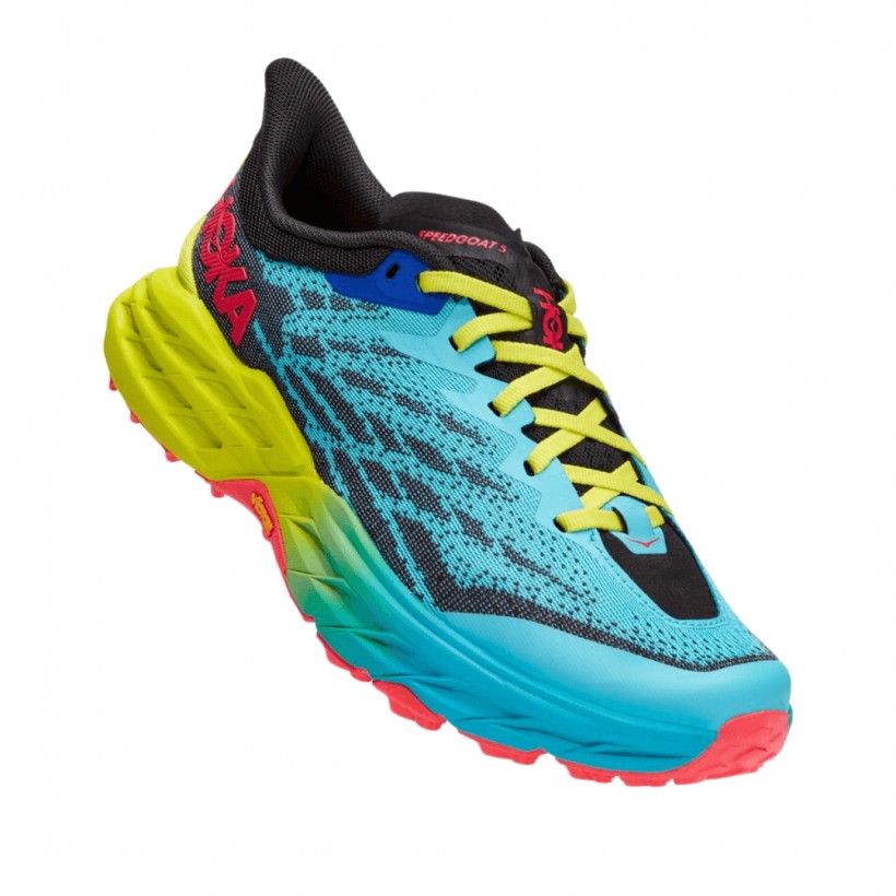 Hoka One One Speedgoat 5 Blue Black Red AW22 Women's Shoes