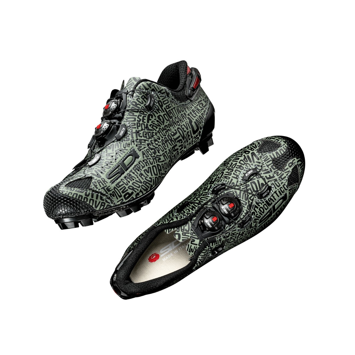 Sidi MTB Tiger 2 SRS Dzero Chaussures Vert Noir l Livraison Gratuite