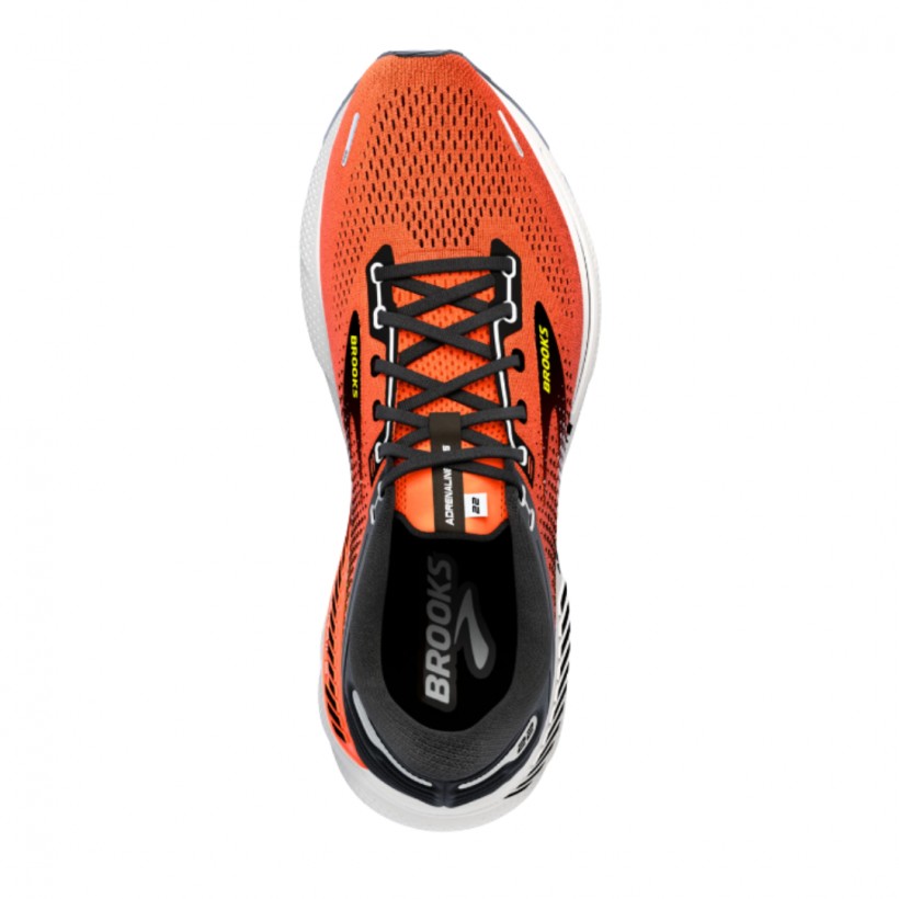 Brooks Adrenaline GTS 22 Shoes Orange Black SS23 | Free shipping