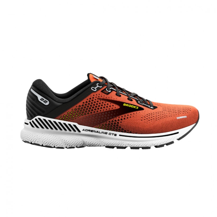 Shoes Brooks Adrenaline GTS 22 Orange Black White SS23