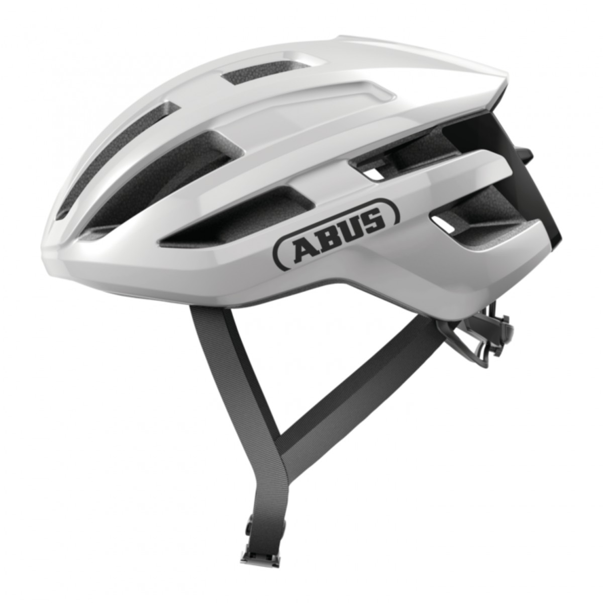 Helm Abus Powerdome Weiß glänzend, Größe L