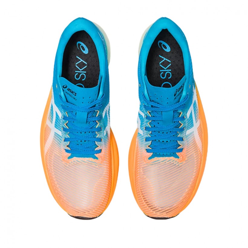 Offer Asics Metaspeed Sky+ Blue Orange I Shoes At The Best Price