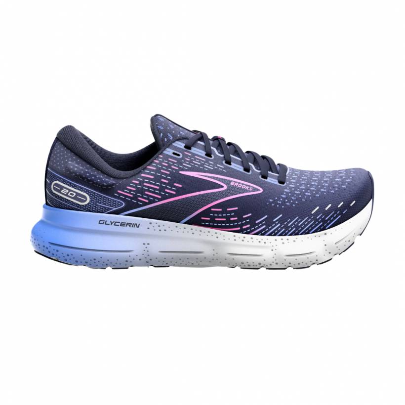 Buty Brooks Glycerin 20 Niebieski Różowy SS23 Damskie