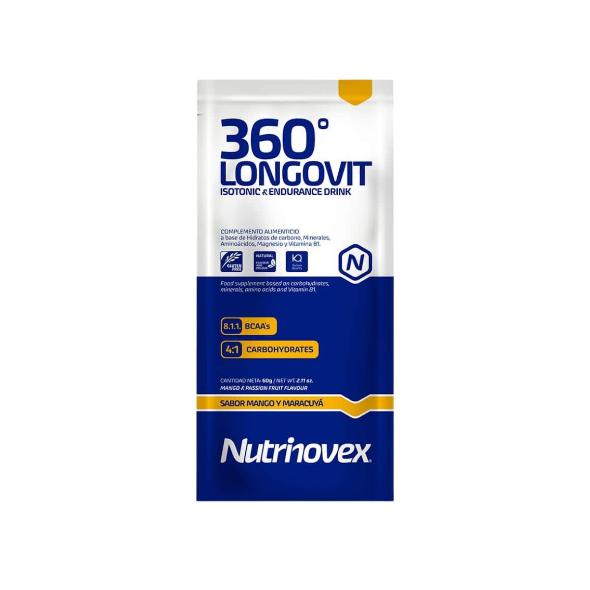 Nutrinovex Longovit 360 Getränk Geschmack Mango Maracuja