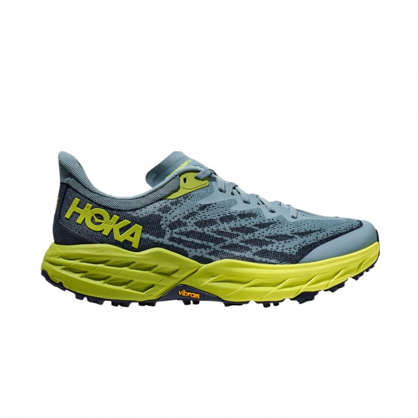 Scarpe Hoka One One Speedgoat 5 Grigio Verde